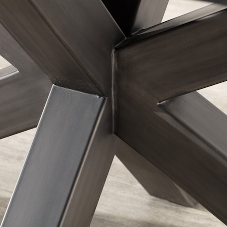 Stół Vince 200x100x79 black&natural, 200 x 100 x 79 cm