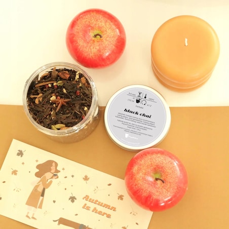 Herbata czarna sypana BLACK CHAI o przyjemnie ostrym smaku PREMIUM Cup&You - herbata liściasta sypana mieszanka napar susz - gotowa na prezent upominek