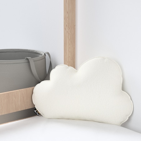 Poduszka Soft Cloud, biały, 55x15x35cm, Boucle