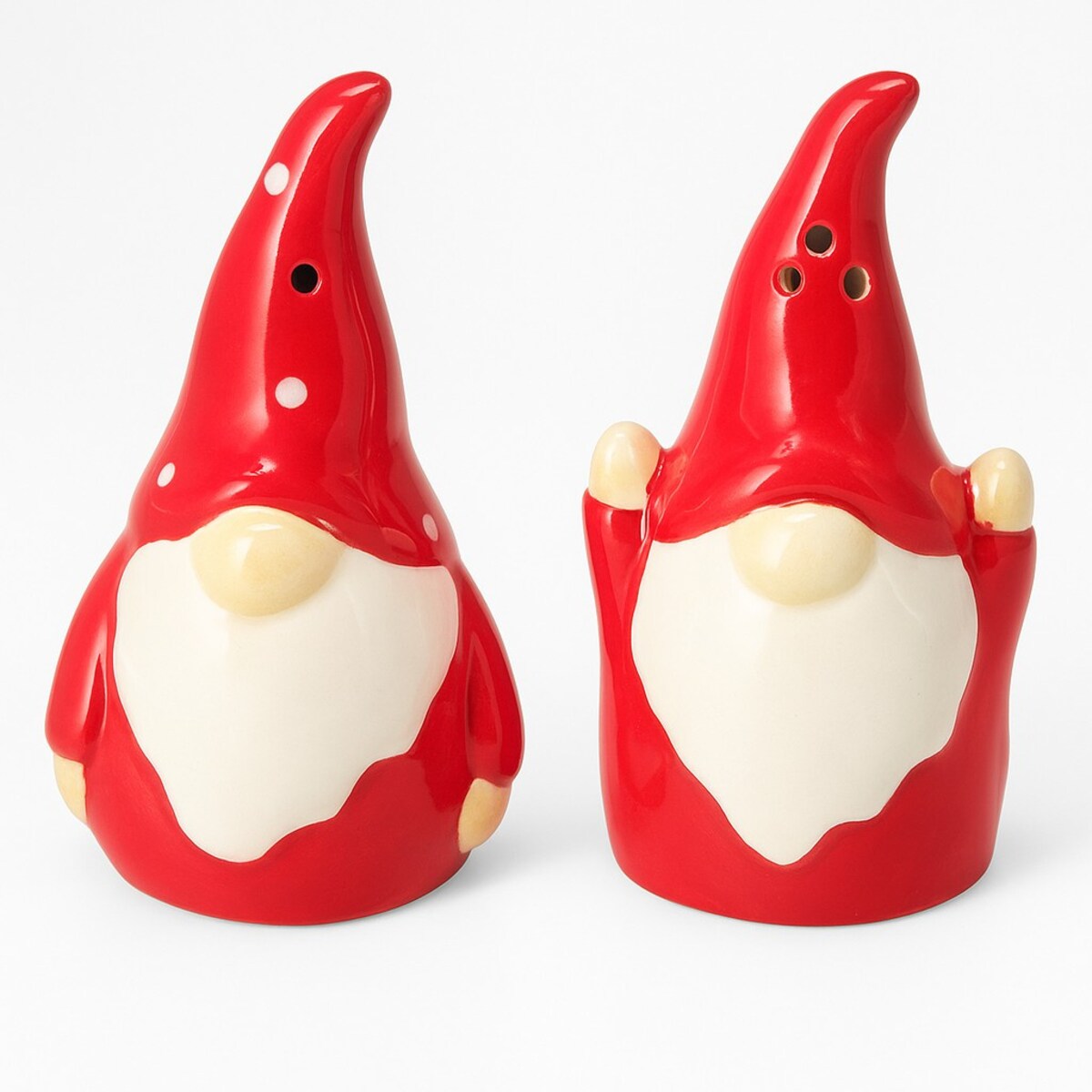 Solniczka i pieprzniczka YULORA cermiczne gnomy