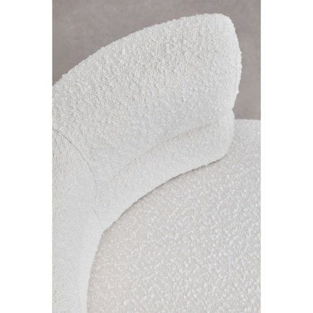 Fotel wypoczynkowy, obrotowy, bouclé Protea