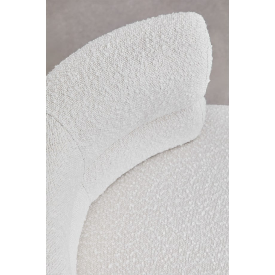 Fotel wypoczynkowy, obrotowy, bouclé Protea