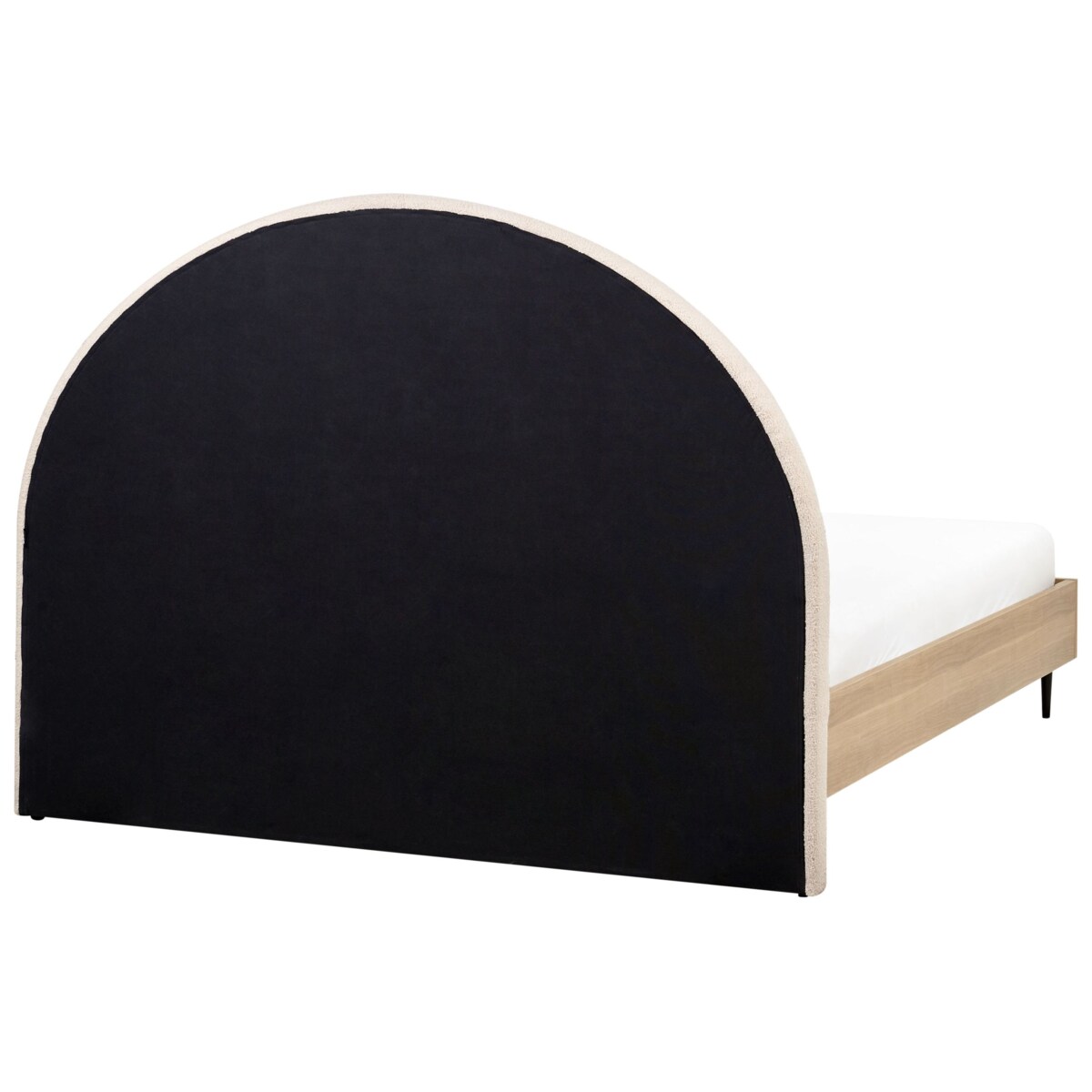 Łóżko Boucle MILLAY 160 x 200 cm Beżowy