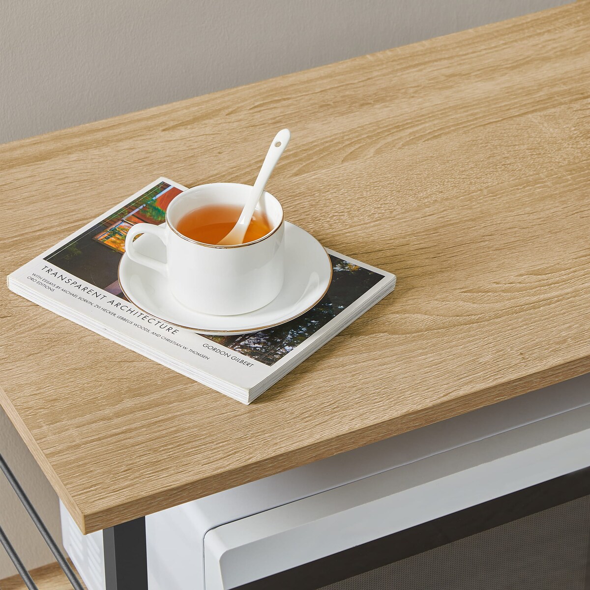 Szafka Na Kółach 60X40X89 Cm Sonoma