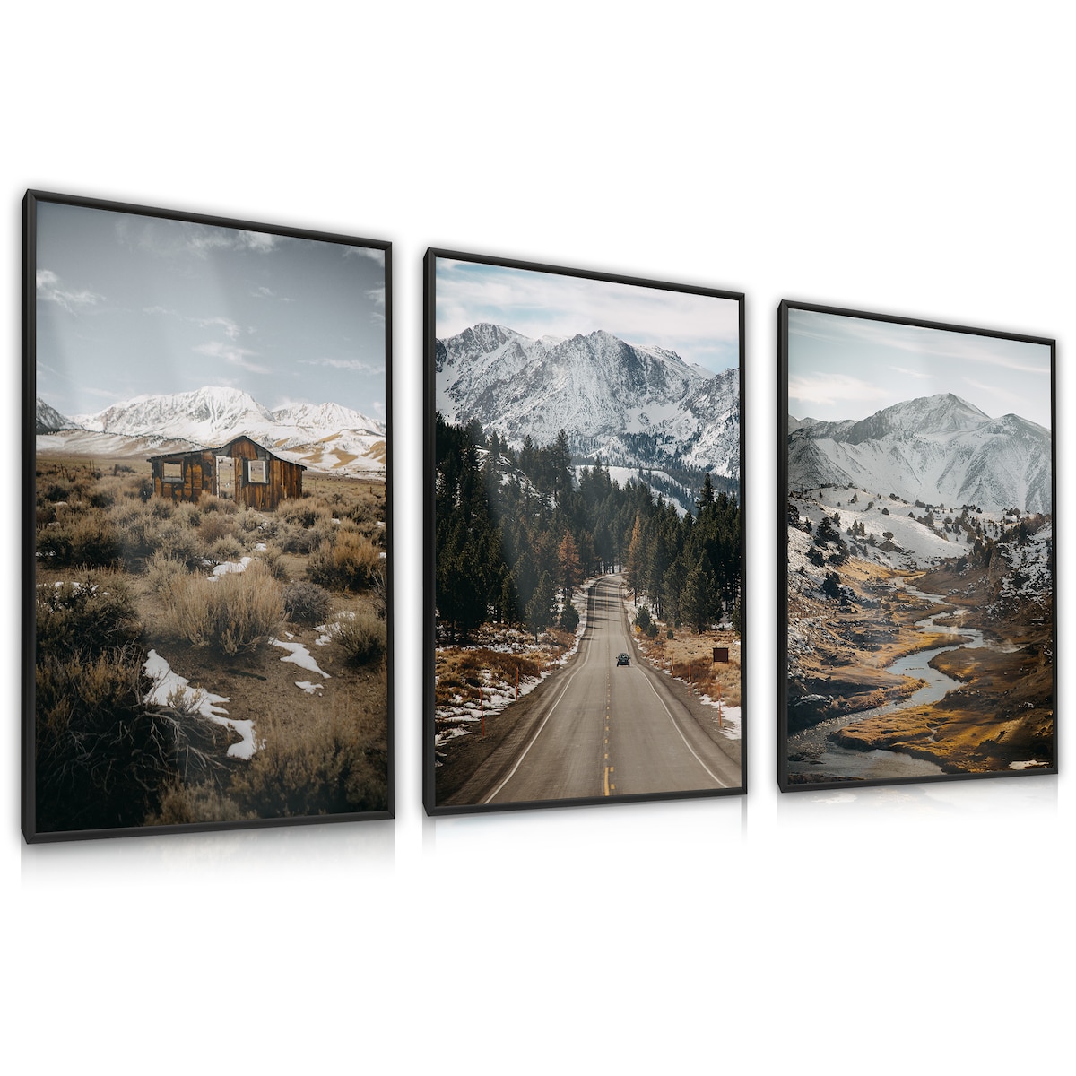 ZESTAW 3x Plakat Górskie KRAJOBRAZY 60x80cm