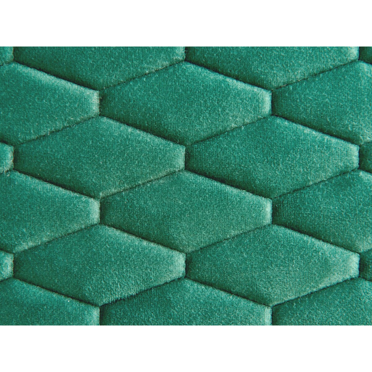 Łóżko welurowe 160 x 200 cm zielone BAYONNE