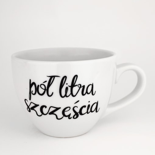 Kubek 500 ml - Pół litra szczęścia