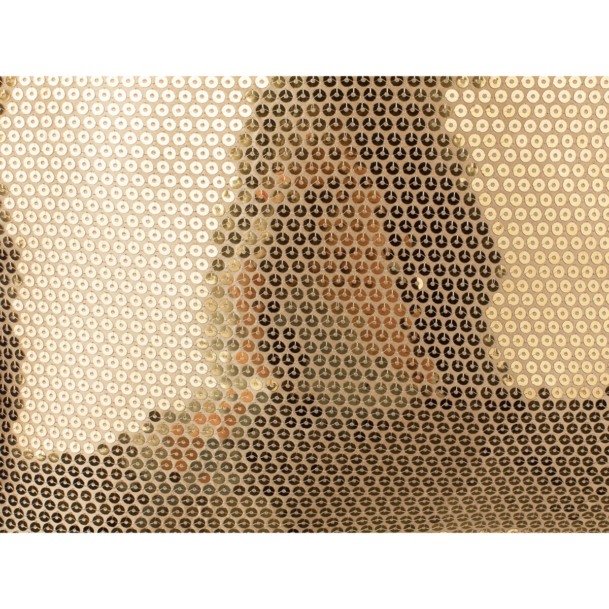 2 poduszki dekoracyjne w cekiny 45 x 45 cm złote ASTER