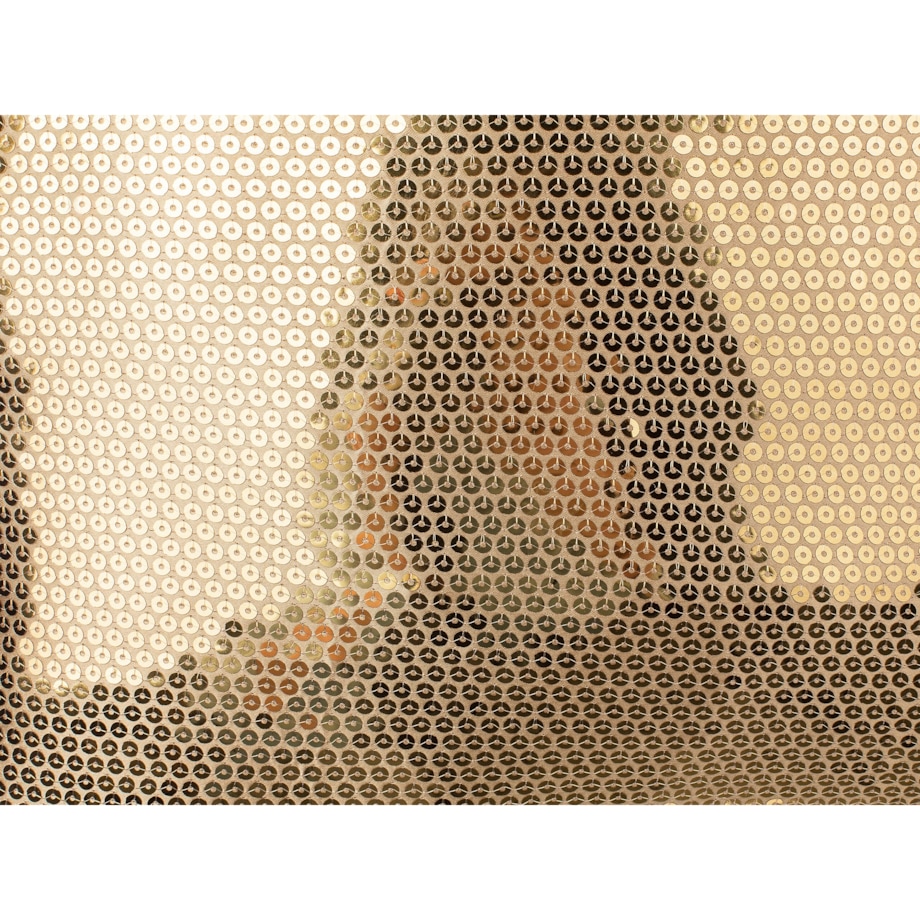 2 poduszki dekoracyjne w cekiny 45 x 45 cm złote ASTER