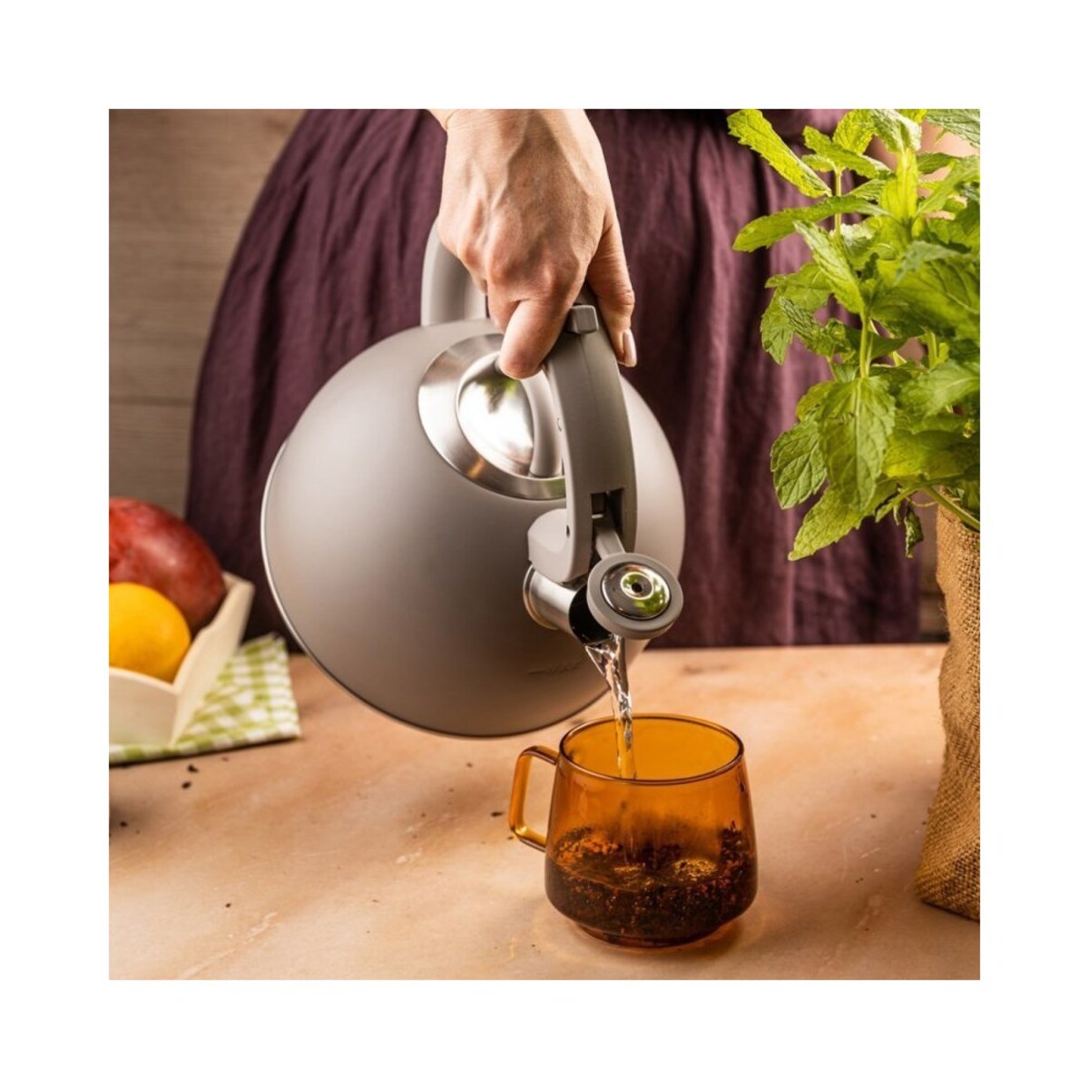 Klausberg czajnik z gwizdkiem 2,5l KB7912