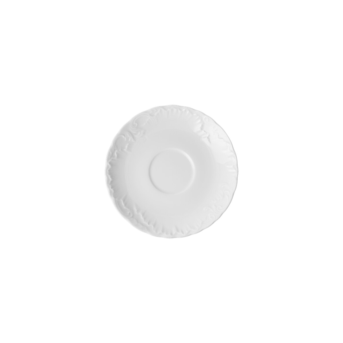 Spodek 15,7 cm Rococo Maria białe 0001