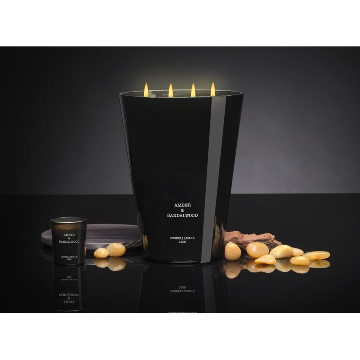 Świeca zapachowa Amber & Sandalwood, 3.5 kg, Cereria Molla