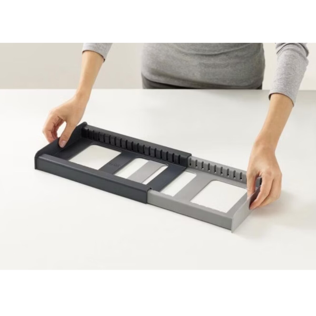 Organizer na garnki i pokrywki rozsuwany DrawerStore, 14.7 x 30.6 x 20.4 cm, Joseph Joseph