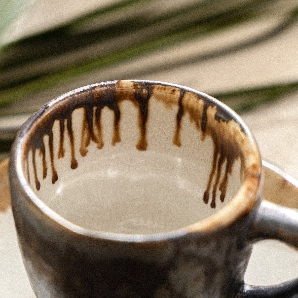 Konsimo PRIMA Filiżanka do espresso ze spodkiem 6 szt., jasnobeżowy