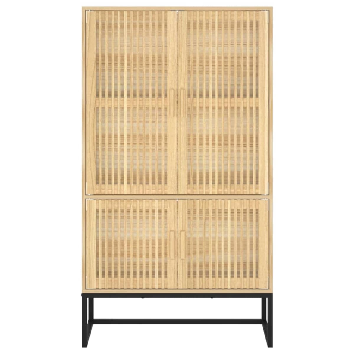 vidaXL Wysoka szafka, 70x35x125 cm, materiał drewnopochodny