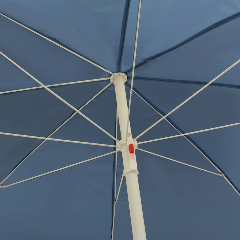 vidaXL Parasol plażowy, niebieski, 240 cm