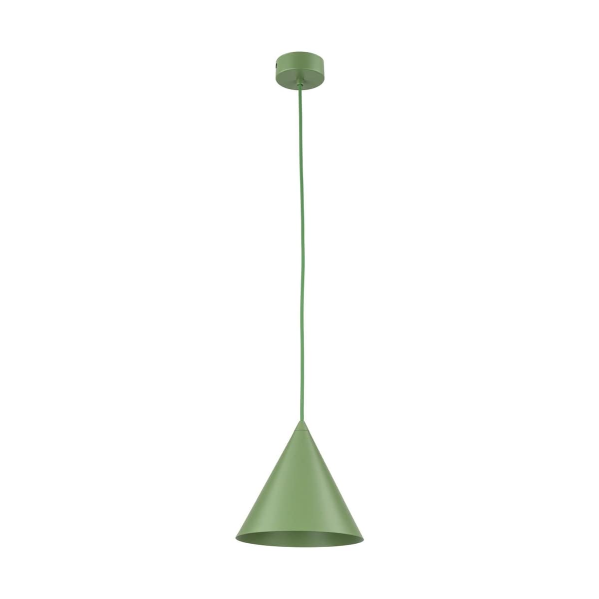 Lampa wisząca TK Lighting CONO PEAPOD S 10885 zielona metalowa E27 regulowana Polska
