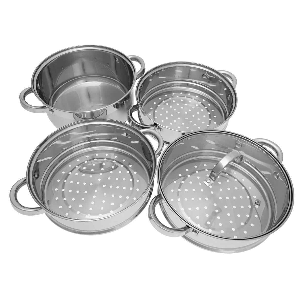 Zestaw garnków do gotowania na parze 24cm 5 ele garnki parowar KLAUSBERG