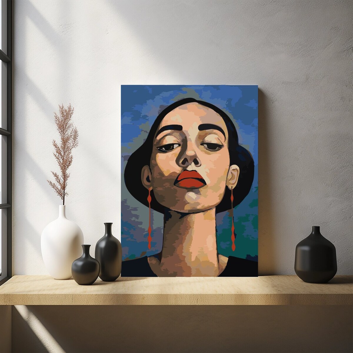 Malowanie po numerach – ELEGANCKA KOBIETA 50x70 cm - Produkt PL