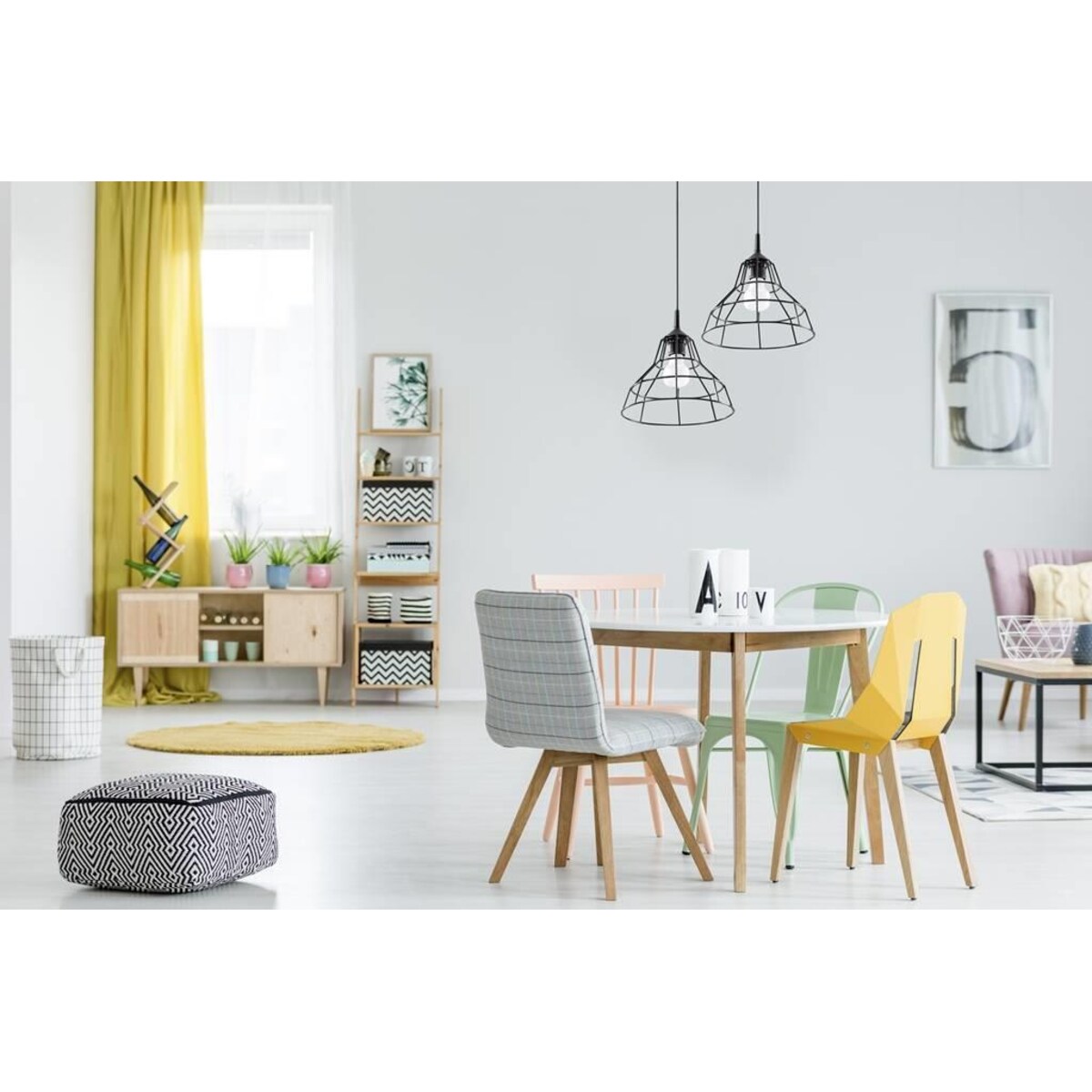 Lampa wisząca ANATA czarna