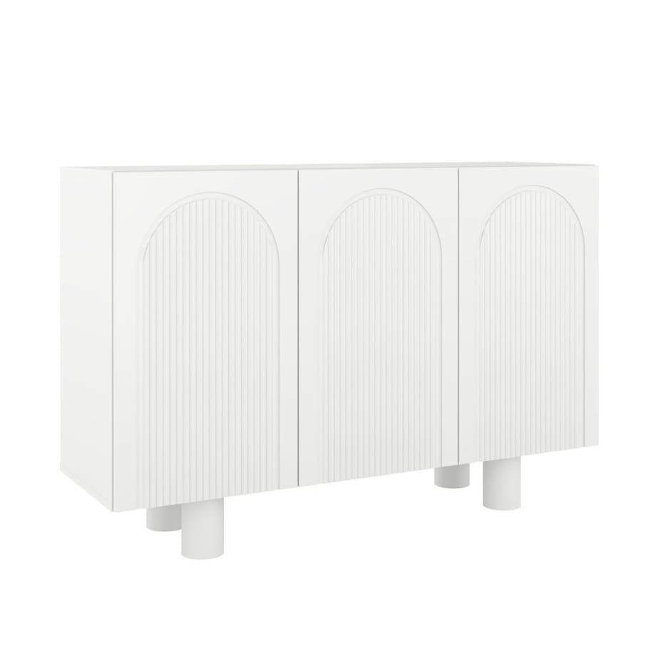 Biała komoda z łukami Skandica RITA / szer. 135 cm