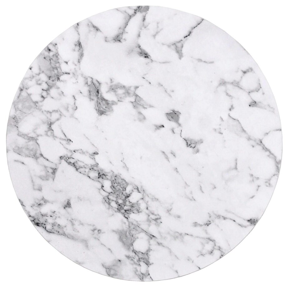 ZESTAW 2 STOLIKÓW Tunise 60/40 i 38/34 cm MARMUR złoty