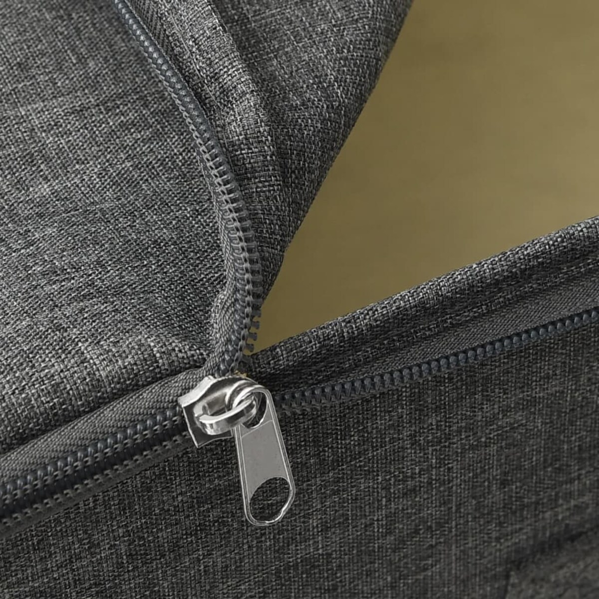 vidaXL Pojemniki, 2 szt., tkanina, 43x34x23 cm, antracytowe