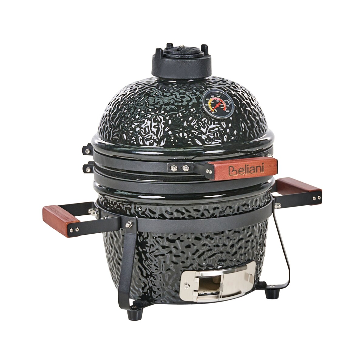 Mini grill węglowy KAMADO Ceramika Czarny