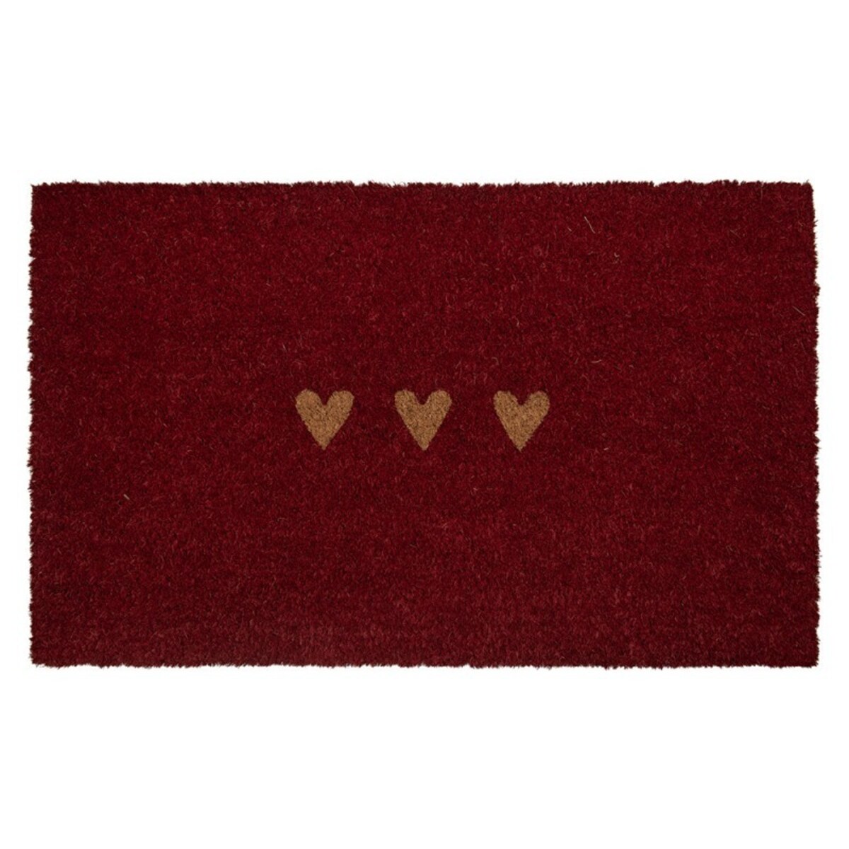 Wycieraczka wejściowa, kokosowa, serca 45x75 cm