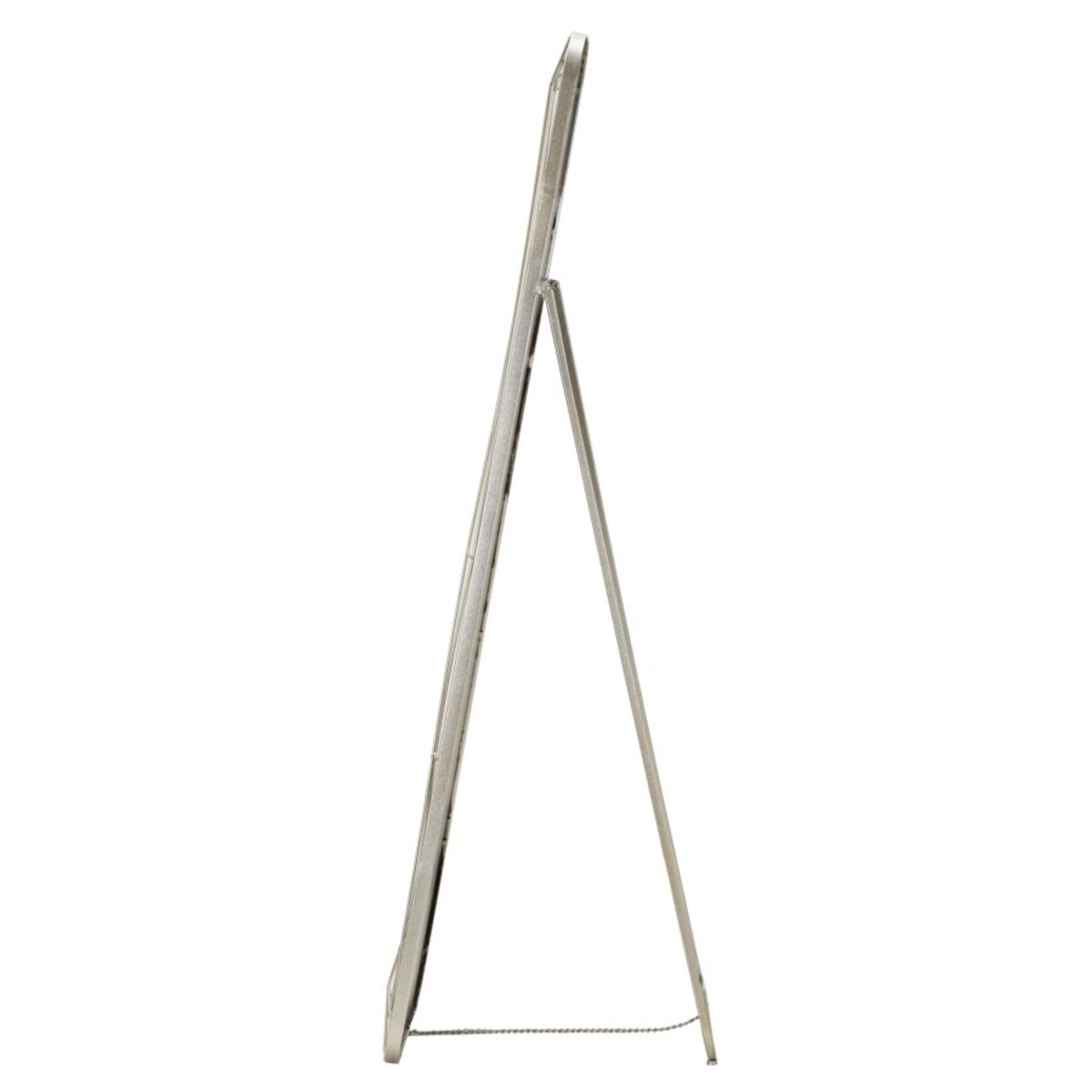 Lustro podłogowe, kolor szary, żelazo i płyta MDF, 46 x 2 x 153 cm, do sypialni i garderoby, Mauro Ferretti