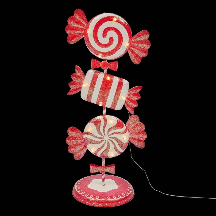 Dekoracja świąteczna - cukierki LED 90 cm, Bonbons