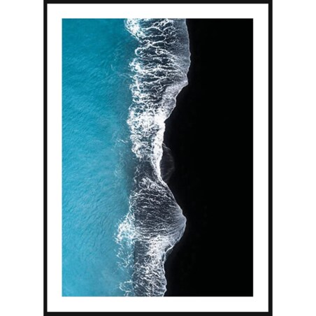 Poster Story, Plakat - Czarna Plaża, wymiary 60 x 84 cm