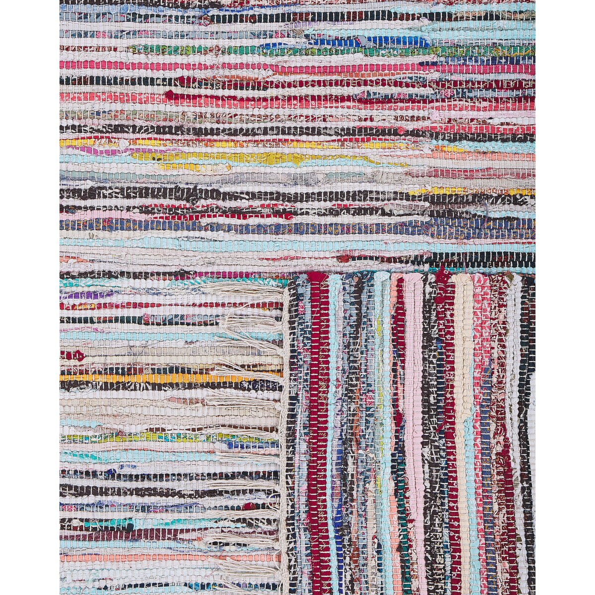 Dywan MERSIN Kolorowy 80 x 150 cm Bawełna