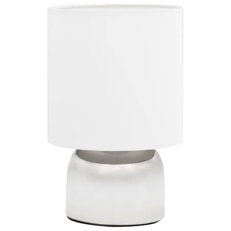 vidaXL Lampy stołowe, 2 szt., dotykowe, białe, E14