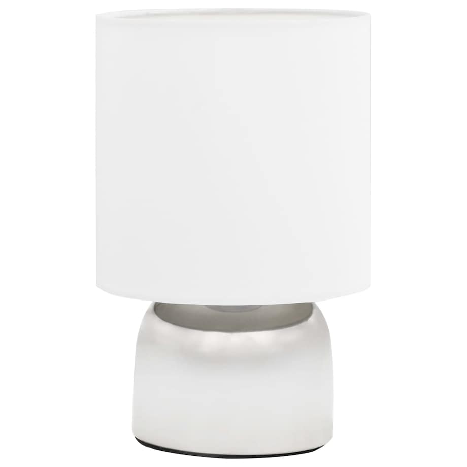 vidaXL Lampy stołowe, 2 szt., dotykowe, białe, E14