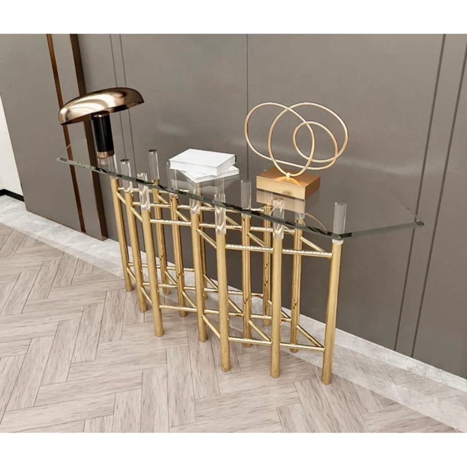 Konsola / komoda złota Amaretto Premium 170x40x80