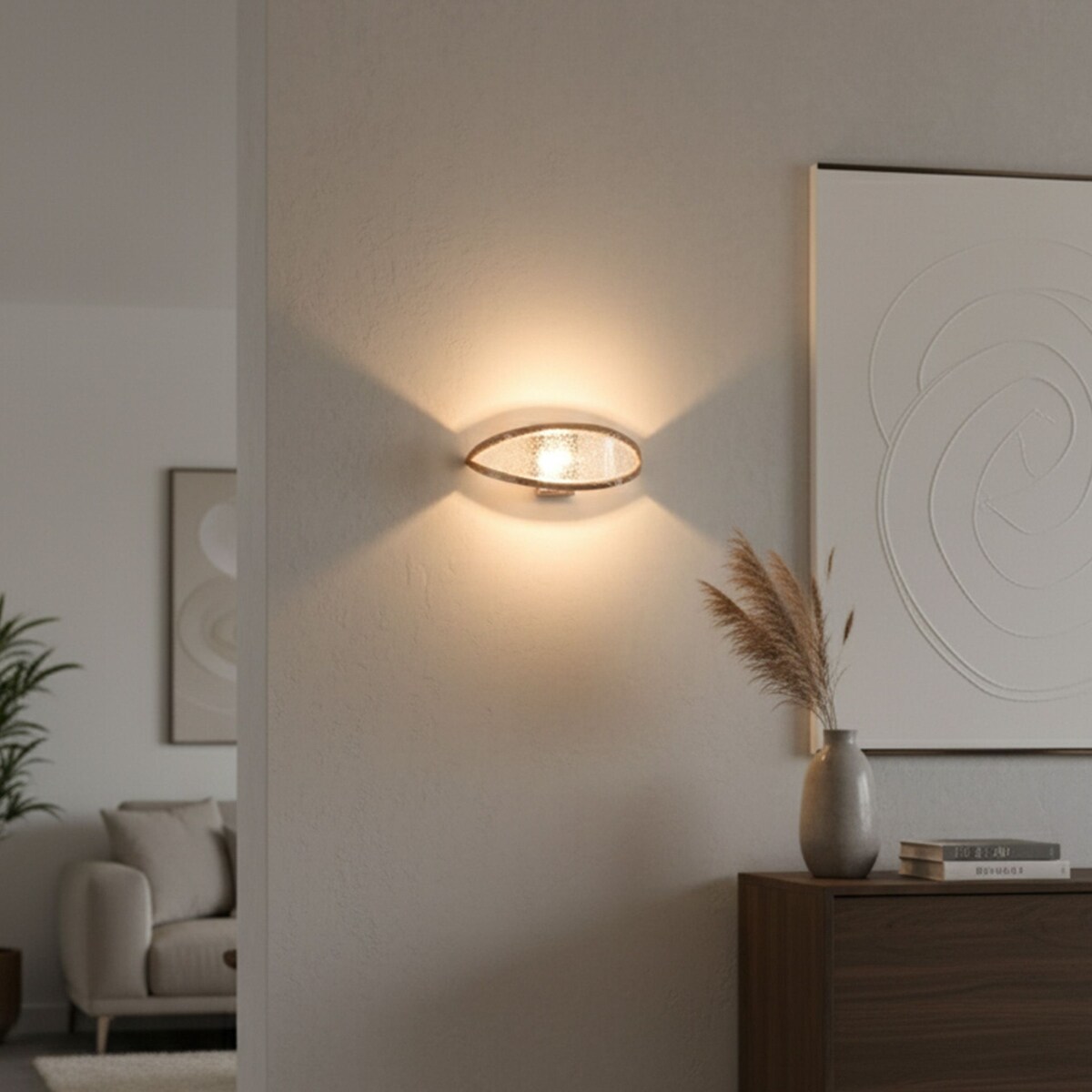 Kinkiet G137-W Led Złoty, Metal