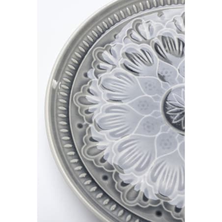 Talerz, patera, kamionkowa, Catalina 27,7 cm szary