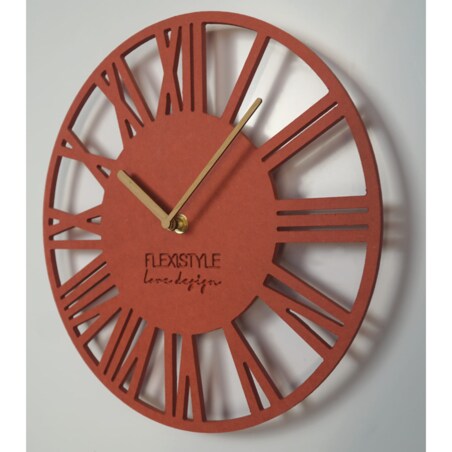 Zegar ścienny Loft Piccolo Czerwony 30cm