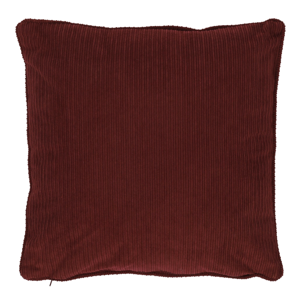 Poduszka dekoracyjna sztruksowa z lamówką, 40 x 40 cm