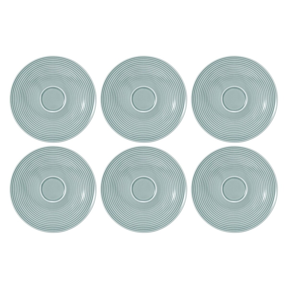 SELTMANN BEAT COLOR GLAZE Zestaw 6 spodków 16.5 cm