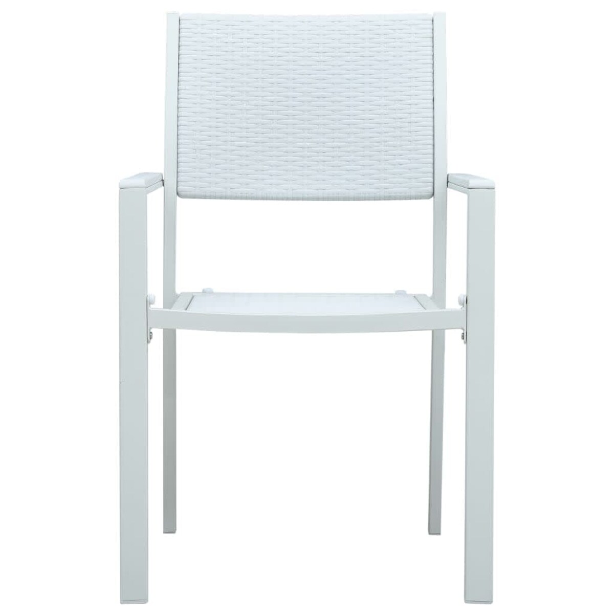 vidaXL 9-częściowy zestaw mebli ogrodowych, biały