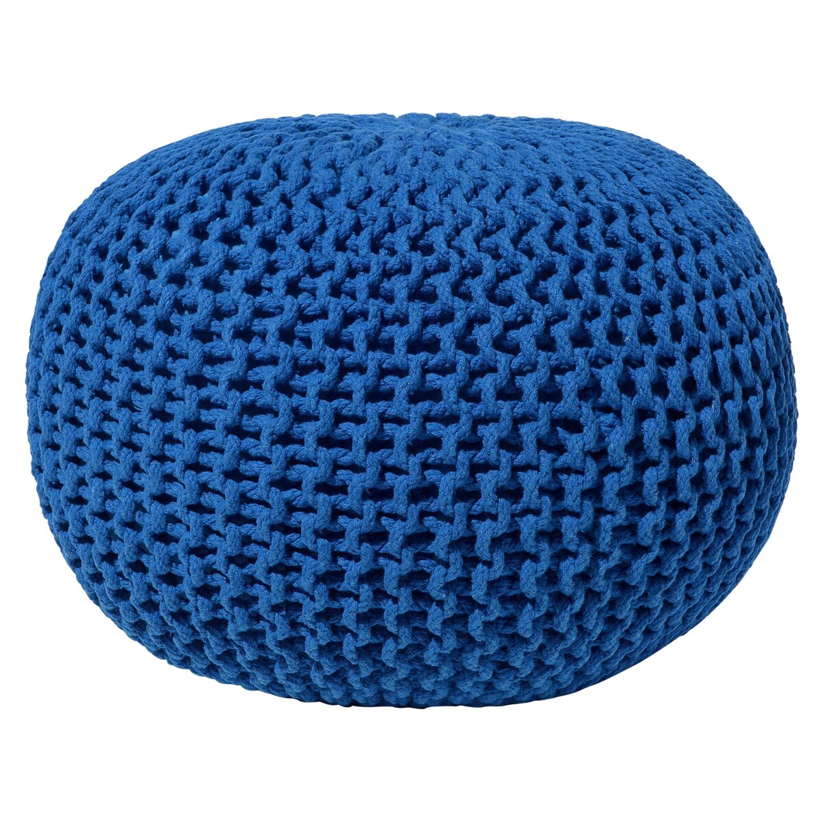 Puf 50 x 35 cm ciemnoniebieski CONRAD