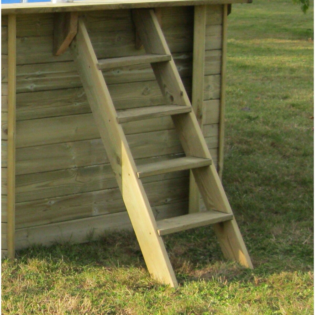 Basen ogrodowy drewniany 436x436x117 cm Grenade GRE