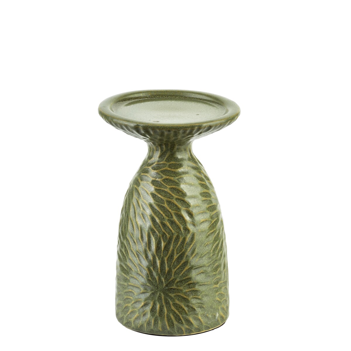 YARINE GREEN Świecznik 10,5x8,5x16,5cm