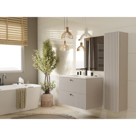 Szafka łazienkowa TIGO 80/2S/UMYWALKA KASZMIR