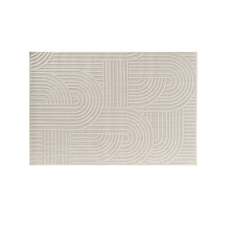 Prostokątny dywan do salonu, pleciony wzór, EZIO