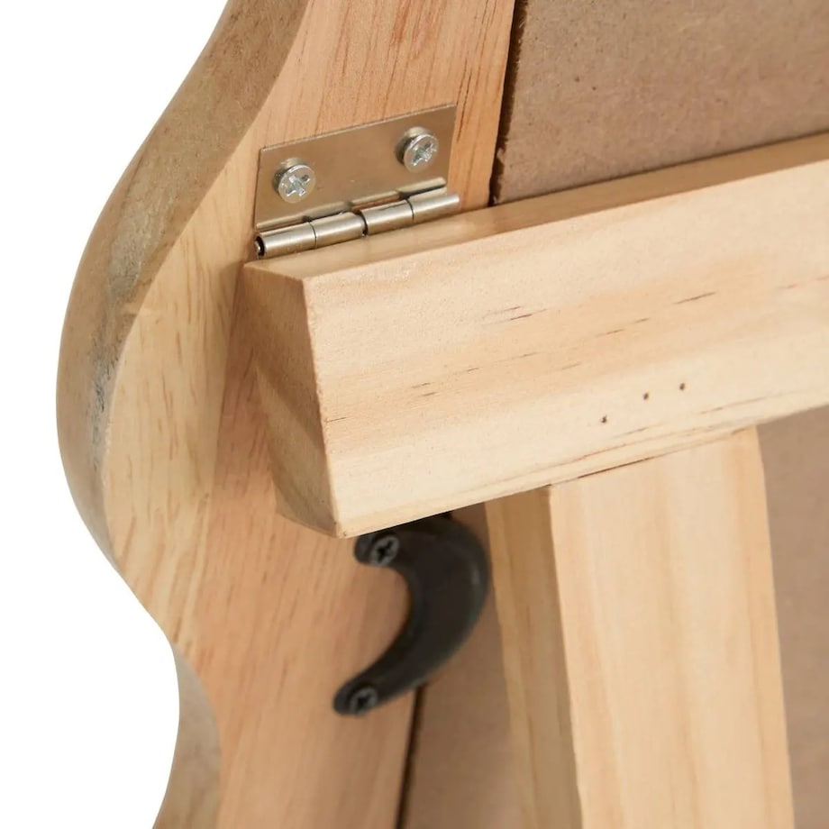 Lustro w falistej ramie, drewniane 180 cm, Brooke