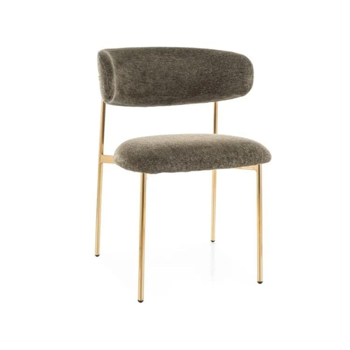 Krzesło tapicerowane ELTON RAVEN oliwkowe