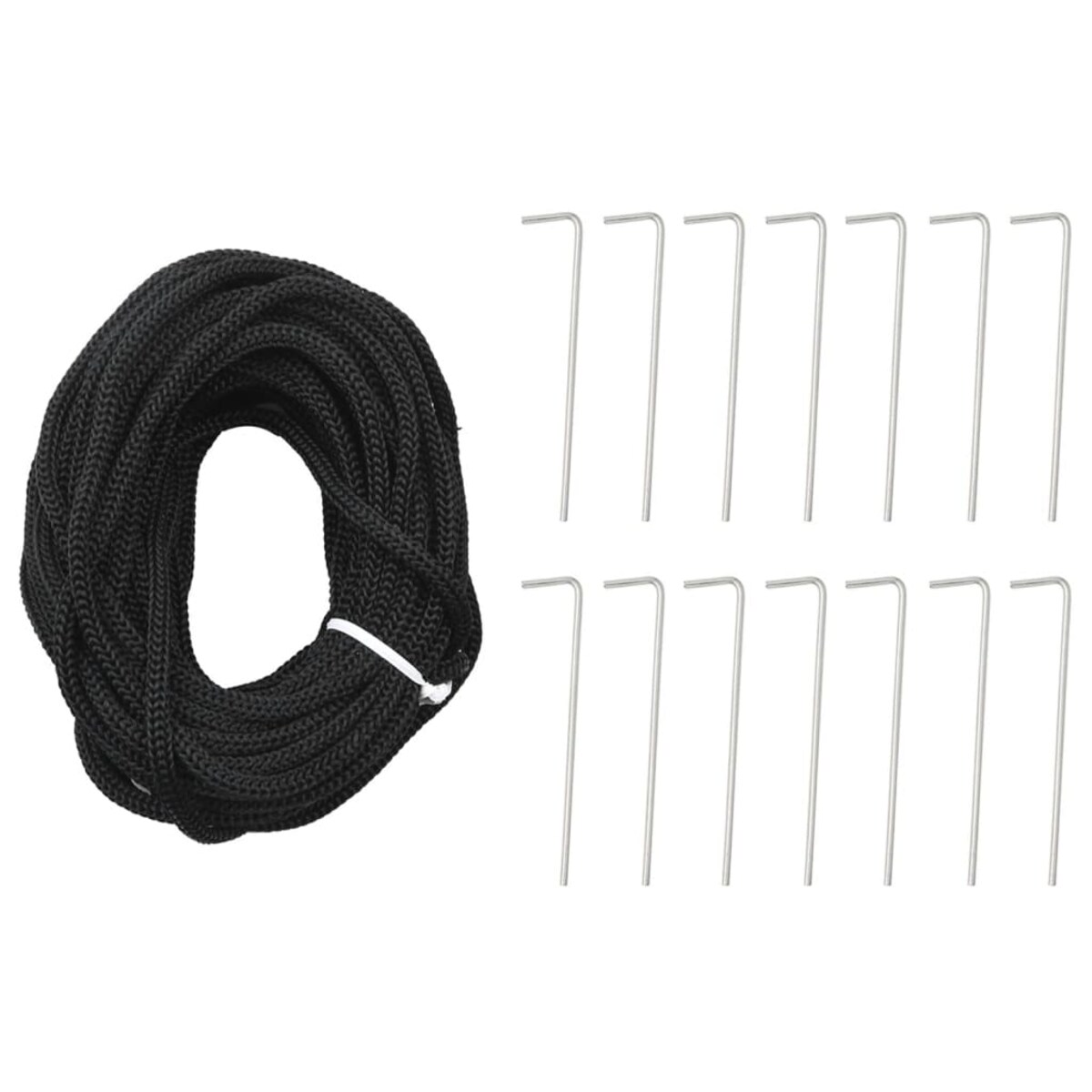 vidaXL Choinka LED na maszcie 3000 LED Zimna biel 800 cm